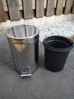 Prullenbak pedaalemmer 3 liter, Gebruikt, Met pedaal, Ophalen of Verzenden, Minder dan 10 liter