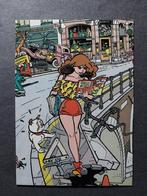 Franka ansichtkaart Blunder 1984 gesigneerd, Ophalen of Verzenden, Zo goed als nieuw, Eén stripboek, Henk Kuijpers
