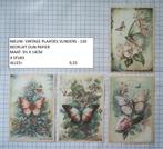 vintage plaatjes vlinders 130 ( verzenden of ophalen, Ophalen, Nieuw, Dieren, Knipvel