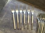Partij cocktail/dessert vorken 25 stuks, Huis en Inrichting, Keuken | Bestek, Ophalen of Verzenden, Gebruikt, Rvs of Chroom