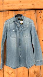 PME Legend blouse spijkerstof Nieuw XL, Kleding | Heren, Overhemden, Ophalen of Verzenden, Zo goed als nieuw, Blauw, Halswijdte 43/44 (XL)