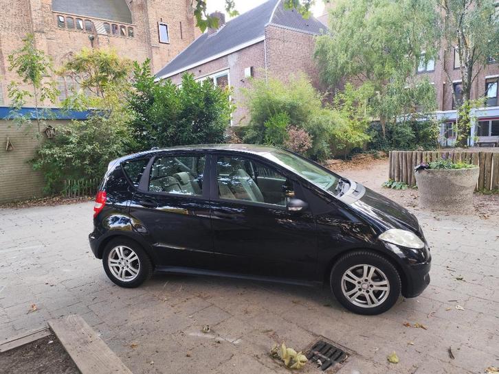Mercedes-Benz A170 2005 Zwart. APK 09-2026!, Auto's, Mercedes-Benz, Particulier, A-Klasse, ABS, Adaptieve lichten, Airbags, Bochtverlichting