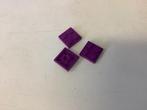 Lego plaat 2x2 paars, Ophalen of Verzenden, Gebruikt, Losse stenen, Lego