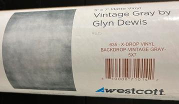 Westcott X-Drop vintage gray achtergrond beschikbaar voor biedingen