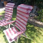 2 Crespo Campingstoelen - Relaxstoelen, Ophalen, Gebruikt, Campingstoel