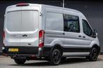 Ford Transit L2H2 2.0Tdci 130Pk | Dubbel Cabine | 5-Persoons, Voorwielaandrijving, Zwart, 4 cilinders, 2550 kg