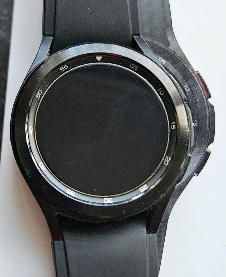 Samsung Galaxy watch 4 classic, Sieraden, Tassen en Uiterlijk, Smartwatches, Zo goed als nieuw, Android, Zwart, Ophalen of Verzenden