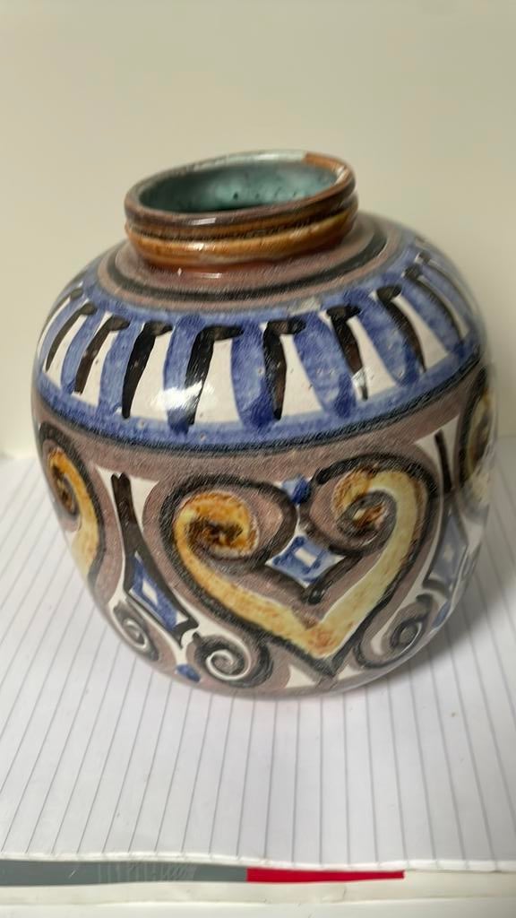 DOK aardewerk vaas van De Olde Kruyk, Antiek en Kunst, Ophalen of Verzenden