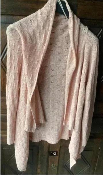 Perzik-terracotta langer damesvest, vest; XL 48 50; Benotti beschikbaar voor biedingen