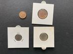 4 munten 1948 1 5 10 en 25 cent, Ophalen of Verzenden, Koningin Wilhelmina, 25 cent, Setje