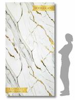 Pvc marmerlook wandpanelen - 260 x 122 cm breed toepasbaar, Ophalen of Verzenden, Nieuw, Overige materialen, Minder dan 20 mm