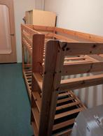 Grenen stapelbed 80x200 cm, Ophalen, 180 cm of meer, 85 tot 100 cm