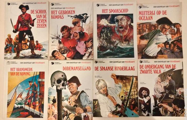 Rooddbaard 1e editie's:1t/m 22  bieden vanaf €4 per boek, Boeken, Stripboeken, Zo goed als nieuw, Meerdere stripboeken, Ophalen of Verzenden