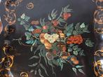 toleware blad fruit en goud decoratie, Ophalen of Verzenden