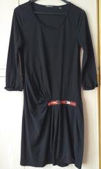 Jurk Maison Scotch, mt 3 M, Maat 38/40 (M), Zwart, Knielengte, Gedragen