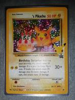 Pikachu 24 birthday  - Zeldzaam!, Hobby en Vrije tijd, Verzamelkaartspellen | Pokémon, Ophalen of Verzenden, Zo goed als nieuw