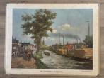 De veenkolonie Oudepekela, Antiek en Kunst, Antiek | Schoolplaten, Ophalen of Verzenden, Stad- en Dorpsgezichten