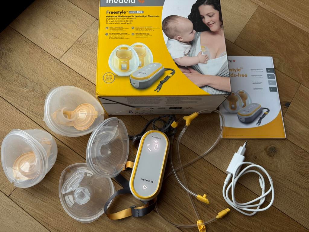 Medela Freestyle Hands-free borstkolf, Ophalen of Verzenden, Zo goed als nieuw, Borstkolf