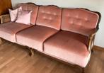 Roze vintage bank onlangs nieuw gestoffeerd barok wueen ann, Ophalen of Verzenden