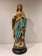 Prachtig oud Maria beeld religieus kerk kerst decoratie, Antiek en Kunst, Antiek | Religie, Ophalen of Verzenden