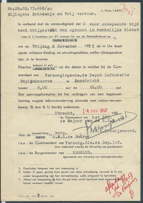 Militair. KNIL., Verzamelen, Militaria | Algemeen, Landmacht, Overige typen, Nederland, Ophalen of Verzenden