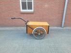 Zeer goede afsluitbare houten fietskar viskar fietsaanhanger, Fietsen en Brommers, Fietsaccessoires | Aanhangers en Karren, Ophalen