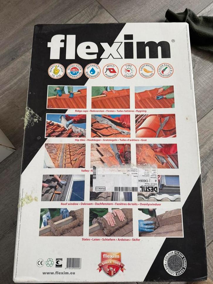 Flexim dakmortel – 2 volle dozen, Postzegels en Munten, Postzegels | Toebehoren, Verzamelalbum, Ophalen