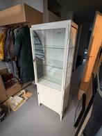 Vintage Poolse Dokterkast - Hosmet 1975, Gebruikt, Glas, 150 tot 200 cm, 25 tot 50 cm