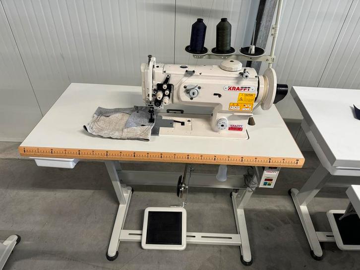 Industriele naaimachine kraft dubbel naald 3voudig transport, Hobby en Vrije tijd, Naaimachines en Toebehoren, Nieuw, Naaimachine