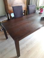 Stabiele eettafel, Huis en Inrichting, Tafels | Eettafels, Gebruikt, Modern, industrieel, Eikenhout, Vijf personen of meer