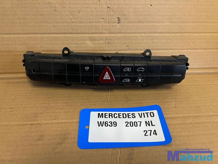 MERCEDES VITO W639 alarm deurvergrendeling schakelaar 2003-2, Auto-onderdelen, Dashboard en Schakelaars, Mercedes-Benz, Gebruikt