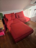 Ikea Soderhamn hoes Tonerud rood - 3-zits element, Gebruikt, Driepersoons, 75 tot 100 cm, Ophalen of Verzenden