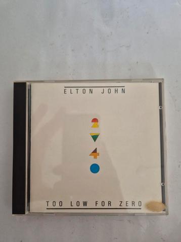 Elton John - Too low for zero. Cd. 1983. Watermelon. beschikbaar voor biedingen