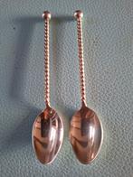 2 zilveren lepeltjes, Antiek en Kunst, Antiek | Bestek, Ophalen