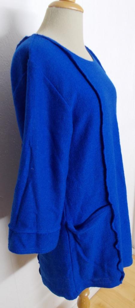 Blauwe 100% wollen trui van Linara Kerstin Ofverholm-Z! L, Kleding | Dames, Truien en Vesten, Zo goed als nieuw, Maat 42/44 (L)