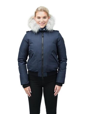 NOBIS HARLOW bomber navy mt S/P €149-TIEN concepts Instagram beschikbaar voor biedingen
