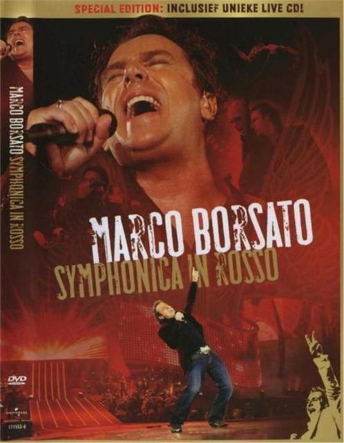Marco Borsato - Symphonica In Rosso (DVD + CD), Cd's en Dvd's, Dvd's | Muziek en Concerten, Zo goed als nieuw, Muziek en Concerten