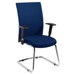 Sitlife Salina-V Vergaderstoel Slede, Blauw, Nieuw, Ophalen of Verzenden, Stof