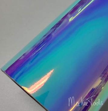Holografisch stickervinyl snijplotter folie Cricut Cameo beschikbaar voor biedingen