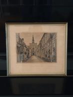Kerkstraat Haarlem ca.1930 Hugo Kammer 1866 - 1946, Antiek en Kunst, Ophalen