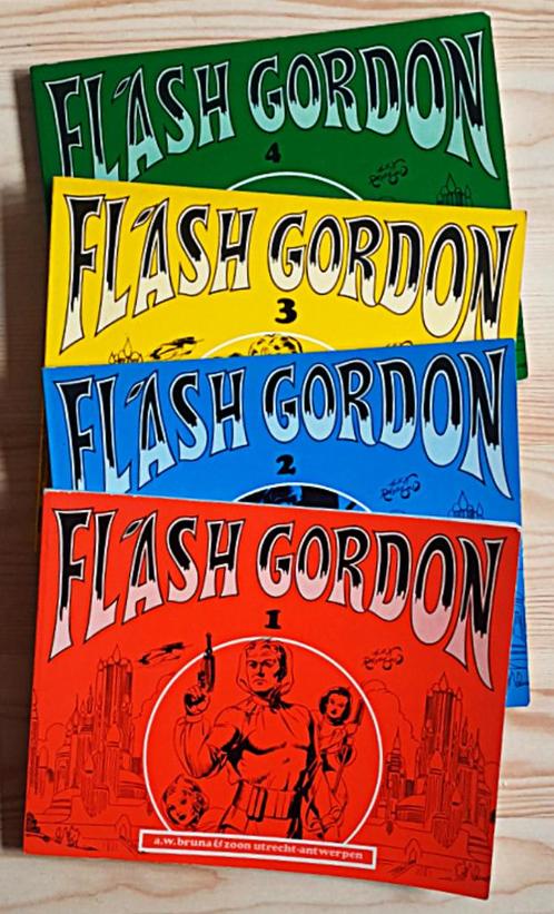 FLASH GORDON (4 delen samen), Boeken, Strips | Comics, Gelezen, Meerdere comics, Amerika, Ophalen of Verzenden