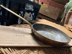 Vintage oud Koperen Koekenpan met steel, koeken pan pannetje, Huis en Inrichting, Keuken | Potten en Pannen, Overige materialen