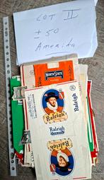 50 LABELS  U.S.A.  JAREN 70 /  LOT 2, Verzamelen, Rookartikelen, Aanstekers en Luciferdoosjes, Ophalen of Verzenden, Zo goed als nieuw