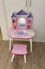 Disney prinsessen kaptafel + stoel, Ophalen, Zo goed als nieuw, Tafel(s) en Stoel(en)