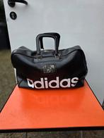 Vintage Adidas Sporttas Zwart 60s/70s, Ophalen of Verzenden, Gebruikt, Zwart, Handtas