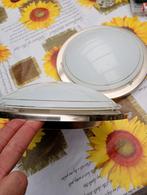 Plafondlampen - Set van 2, Ophalen of Verzenden, Zo goed als nieuw, Glas, Modern