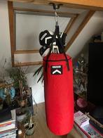 Bokszak incl ophangbeugel en bokshandschoenen, Ophalen, Zo goed als nieuw, Bokszak