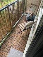 Balkon stoeltjes hout, Ophalen of Verzenden, Hout
