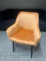 Fateuil velvet oranje, Ophalen, Zo goed als nieuw, Minder dan 50 cm