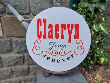 Emaille Reklamebord Bord Claeryn Jenever Langcat Bussum beschikbaar voor biedingen